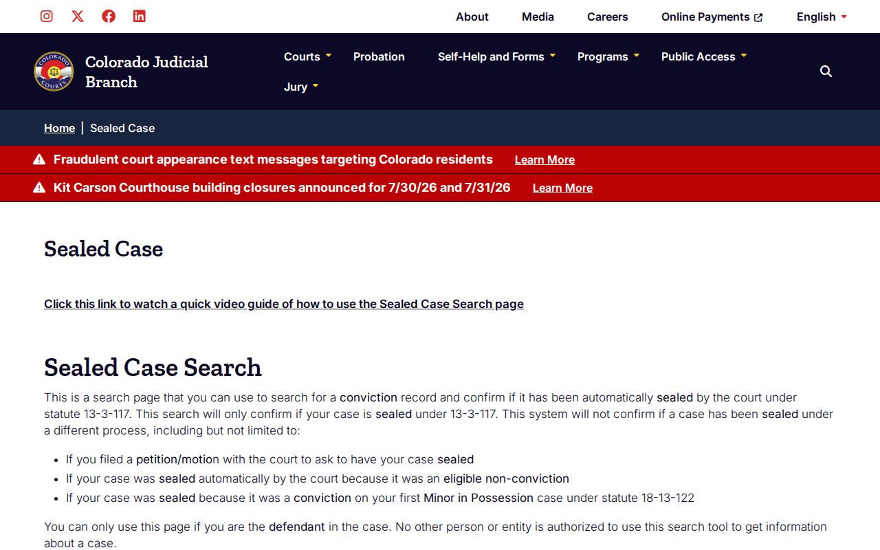 Douglas County Clerk of Court sealed case search