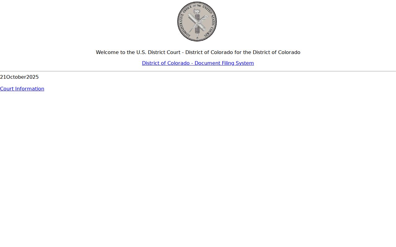 Douglas County District Court federal CM ECF system