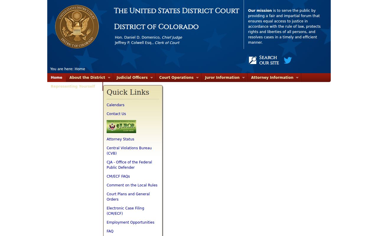 Douglas County District Court federal court distinction