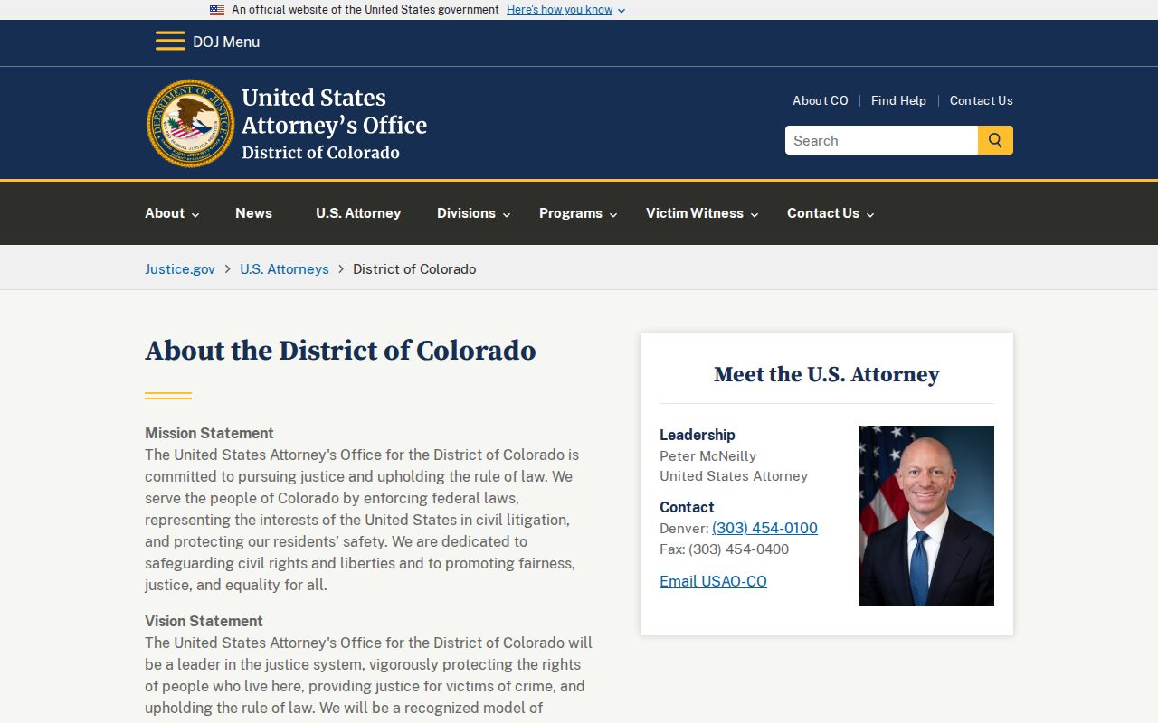 Douglas County warrant records federal prosecutor page